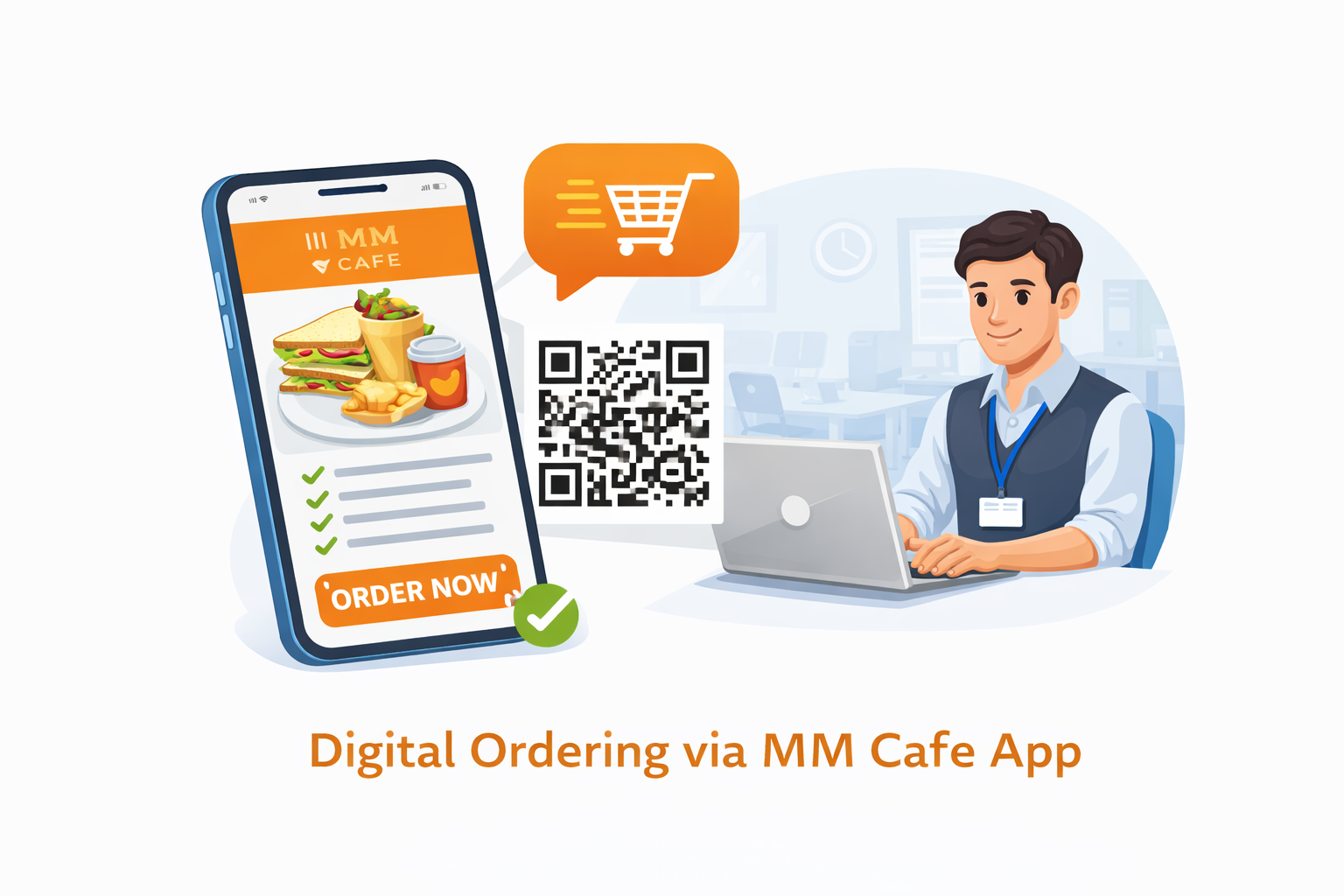 Digital Ordering via MM Cafe App